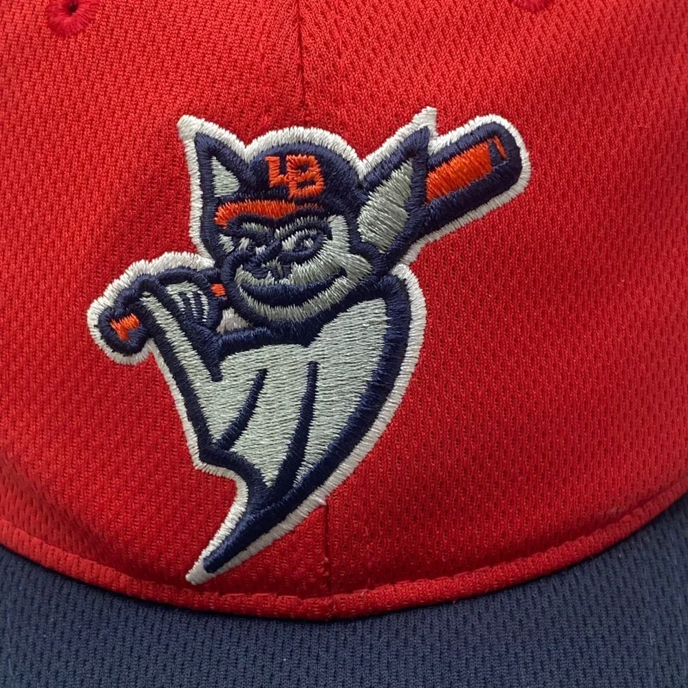 Louisville Bats OC Sports MiLB Baseball hat Youth Red Blue Adjustable minor leag